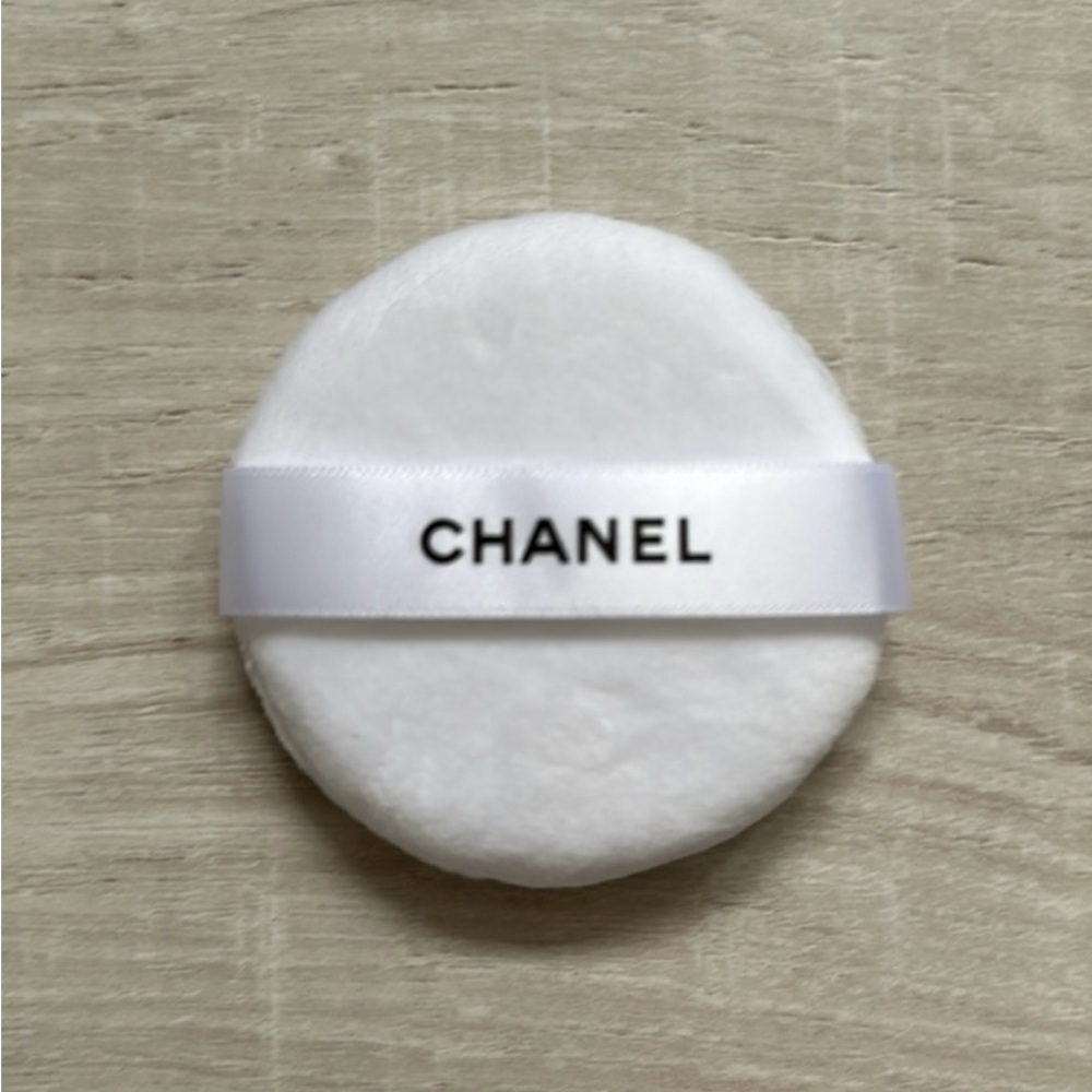 Authentic Chanel White Makeup Puff